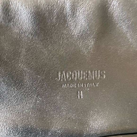 Jacquemus Unisex wallet belt in black leather - Picture 8 of 9